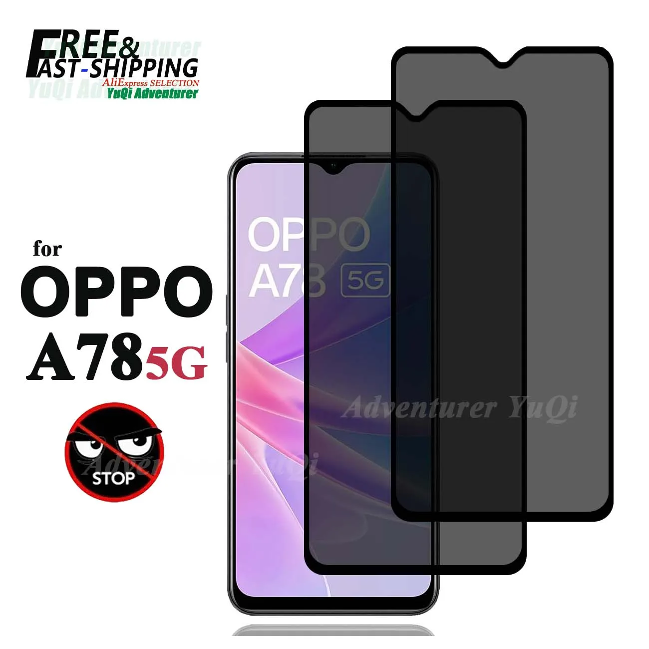 Privacy Anti-Spy Tempered Glass Screen Protector - Ultra Durable and Scratch Resistant