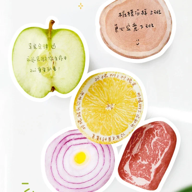 30 Pcs Cute Sticky Notes Fruits Kawaii Sticky Notes Fun Sticky Notes Cute Notepads Note Pads Self Stick Memo Pad 4