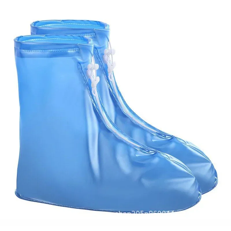 thumbnail image 1 of Funda impermeable para zapatos, de silicona, para deportes, para lluvia, con capa de material antideslizante, resistente al desgaste, gruesa, unisex, 1 par, 1 of 5