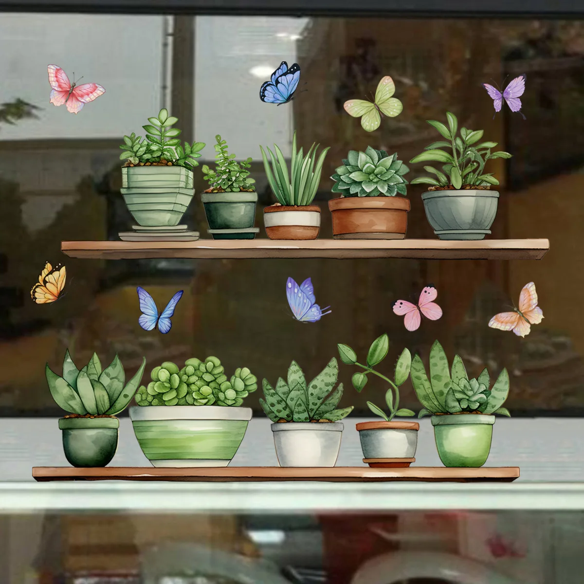 Window Stickers Wall Stickers for Home Display Windows Glass Self-adhesive Electrostatic