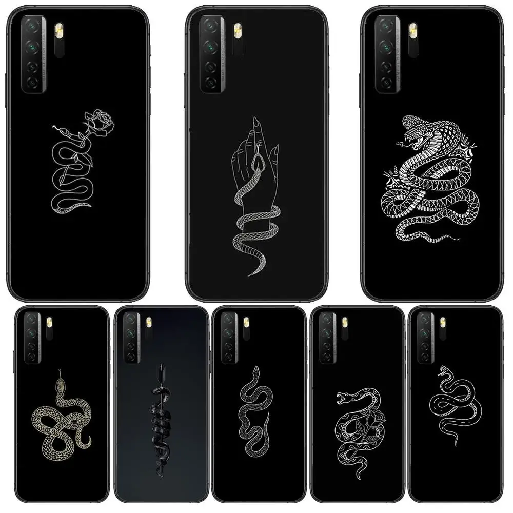 Чехол с рисунком змеи для Huawei Nova 8 7 6 SE 5T 7i 5i 5Z 5 4 4E 3 3i 3E 2i Pro |