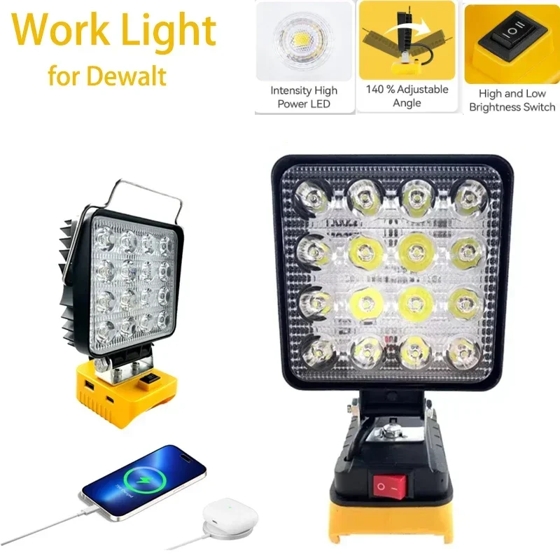 Led Flood Dewalt 18v Flood Light Work Light For Dewalt 18V 20V