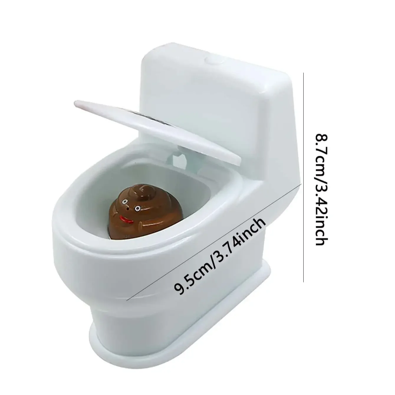 Novel Interesting Poop Spray Prank Toy Joke Cary Toys Mini Sprinkler Toilet Spray Gun Simulation Toilet Toy 1PC color marker pens prank gift