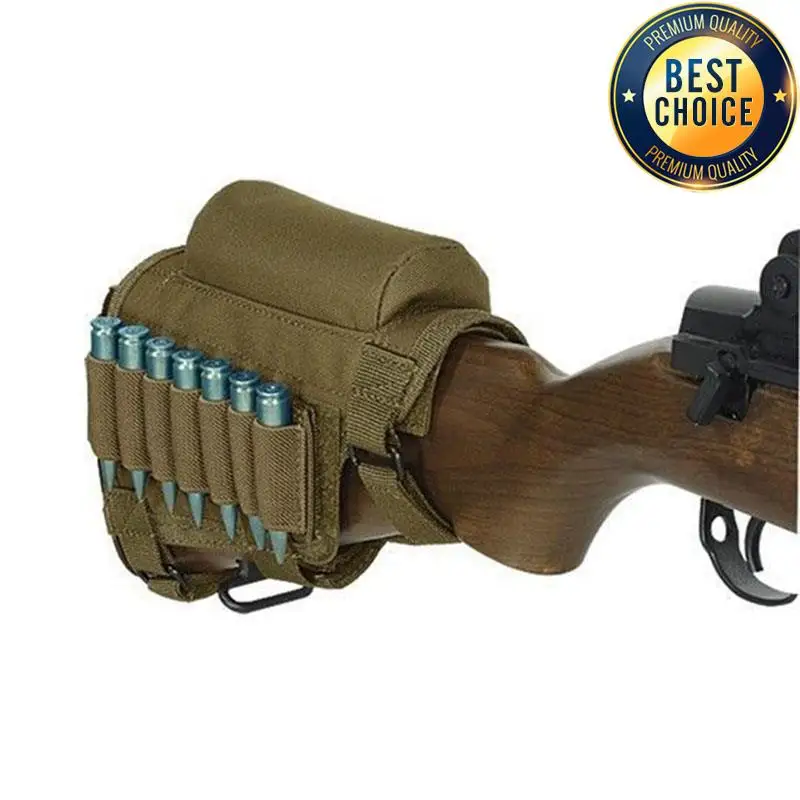 Nylon Tactical Rifle Cheek Rest Ammo Pouch Bag for Hunting