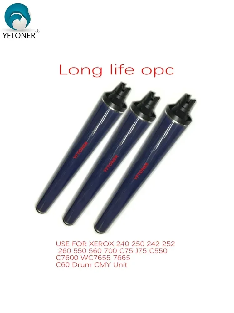 3PC DC240 Color Fuji OPC Drum for Xerox 560 242 250 240 252 260 550 700 C75 J75 C550 C7600 WC7655 7665 C60 C70 Drum Unit