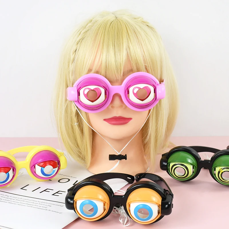

1Pc Crazy Glasses Funny Prank Glasses Toys Hawaii birthday Party Decoration photo props Kids Gifts