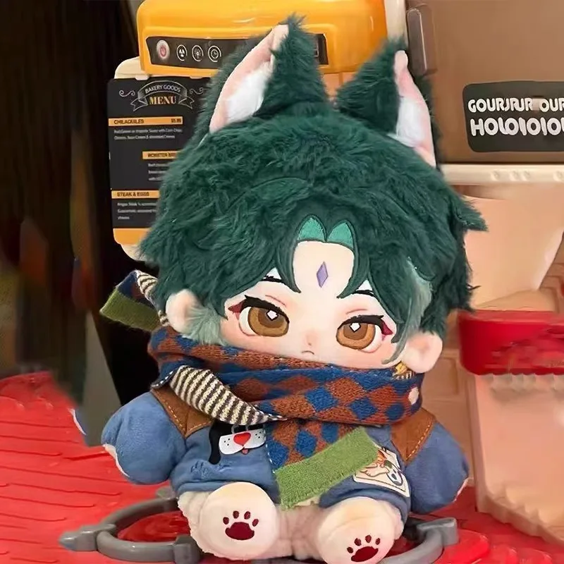 

Genshin Impact Xiao Animation Periphery Cotton Doll Anime Plush Toys Kawaii Room Ornament Children Toys Clothes Replaceable Doll