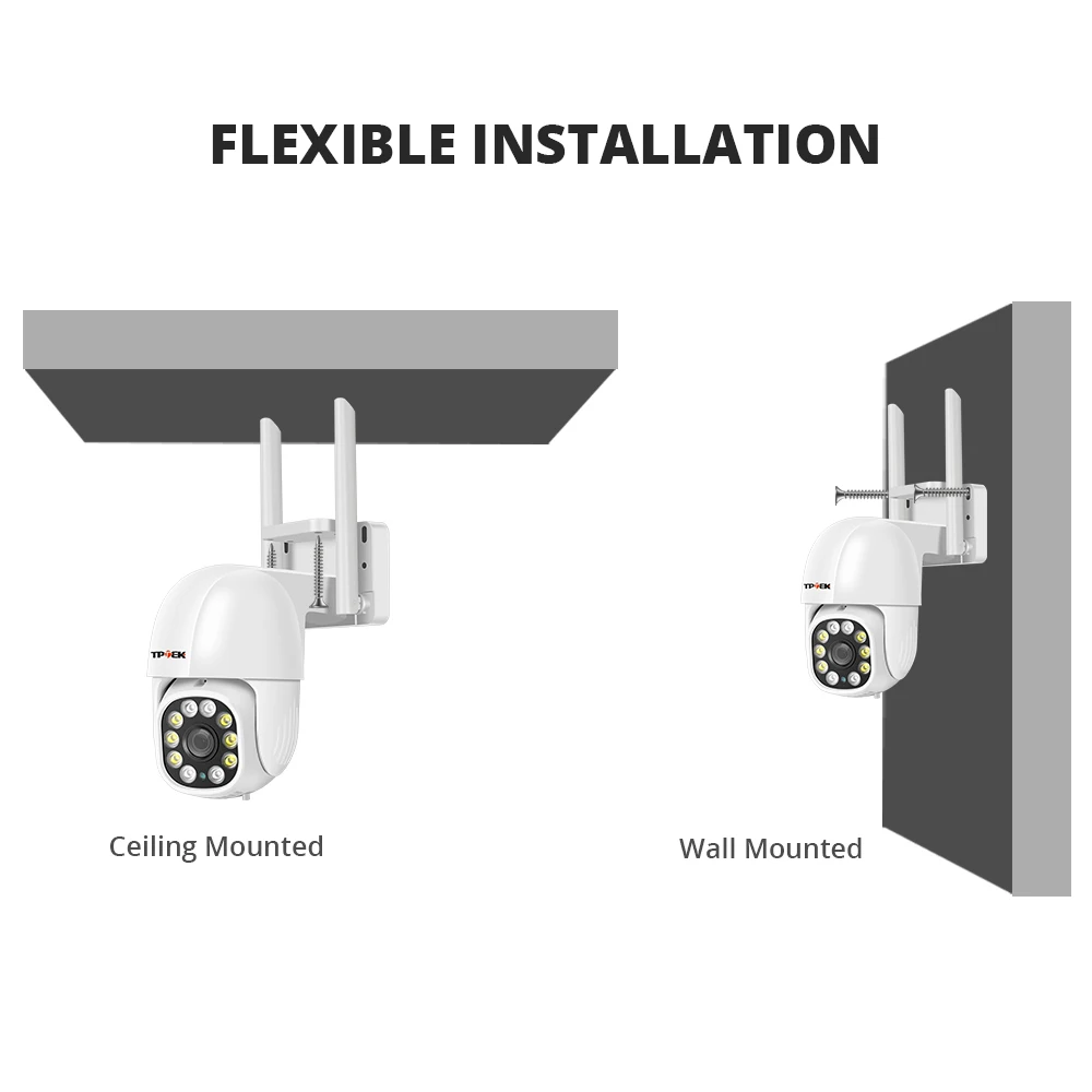 Caméra de surveillance extérieure panoramique - Wi-Fi - WLAN Pan Tilt ABUS