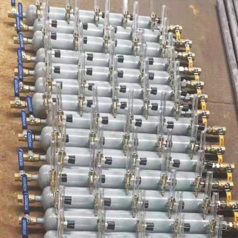 

Horizontal compressed air distribution box spot compressed air joint box gas gathering bag for welding