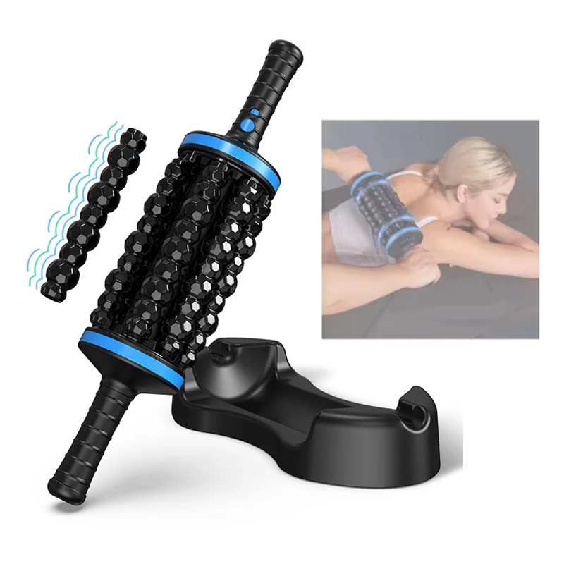 Electric Handheld Back Massager for Muscles Rolling Percussive Massager Powered Muscle Roller Massager Whole Body Massage Roller