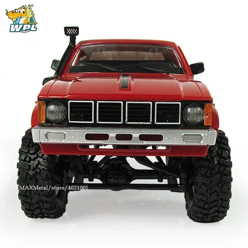 WPL C24-1 C14 Full Scale RC Car 1:16 2.4G 4WD Rock Crawler Electric Buggy Climbing Truck LED Light On-road 1/16 For Kids Toys 5