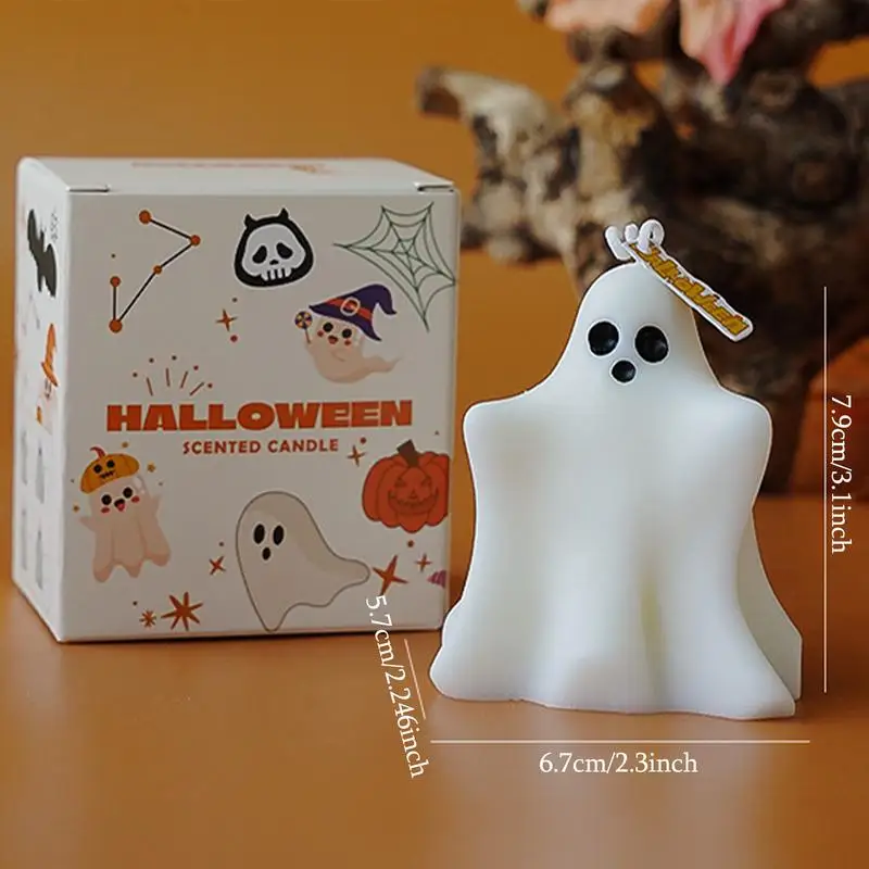 Halloween Ghost Candles Aromatherapy Candles Decoration Horror Home Decor for Home Holiday Party Tabletop Decoration - Image 5
