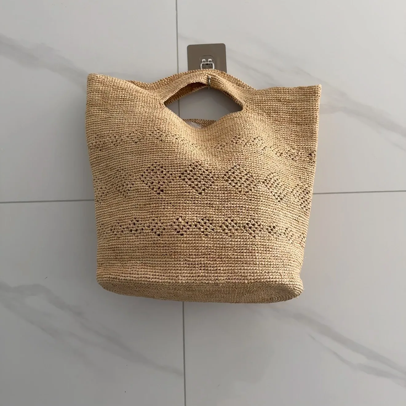 2025 New Summer Fashion Hollow Natural Lafite Grass Bag fashion Women Tote Bag Luxury High Quality Designer Style Handbag