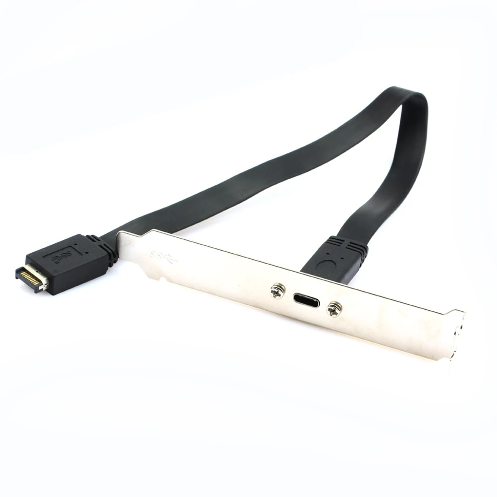USB 3.1 Front Panel Header Type E M to Type C F Motherboard Expansion Connector Usage Brings Forward and Backward Plug-In