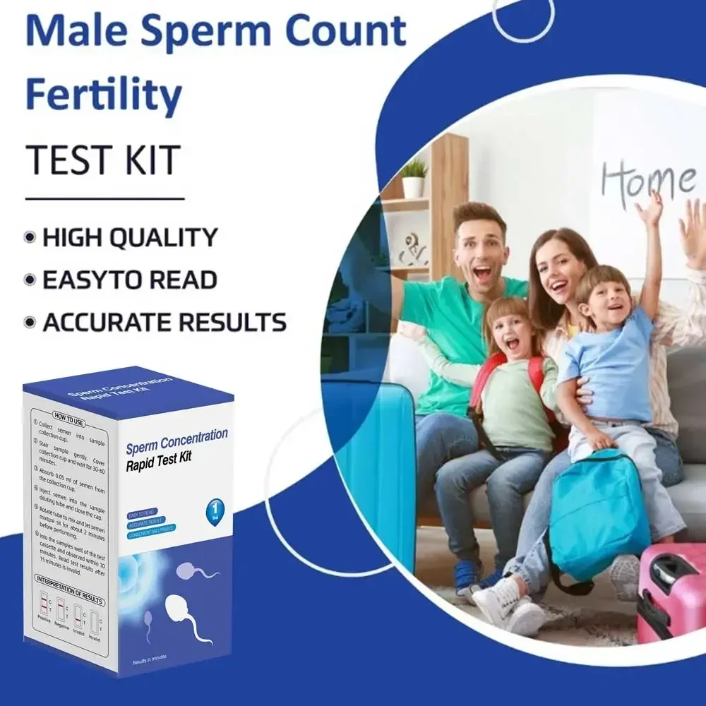 1 Set Male Sperm Motility Test Strip High-precision Sperm Concentration Detection Test Paper Self-test Quality Tool