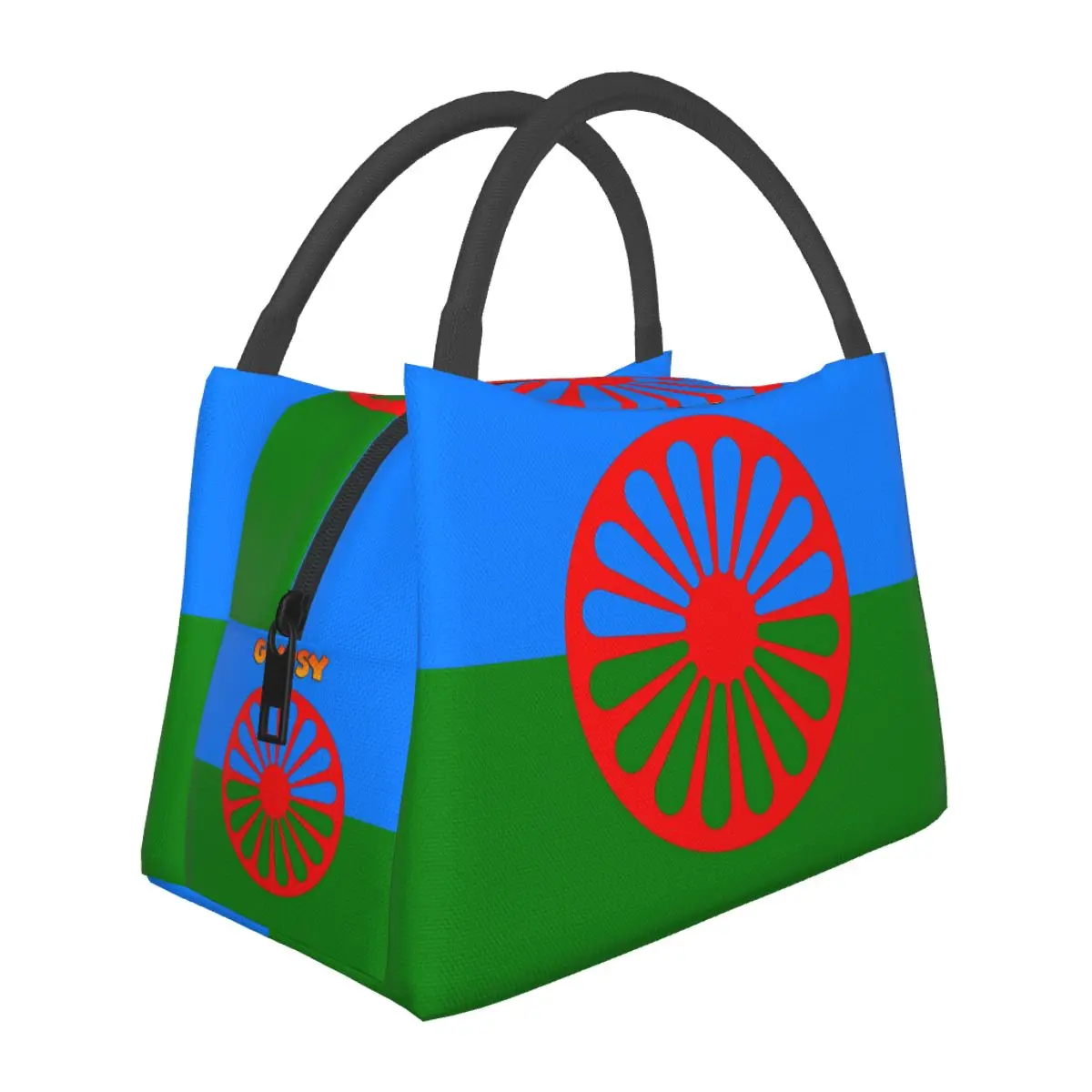 Gypsy Romani Peoples Flag Portable insulation bag for Cooler Thermal Food Office Pinic Container