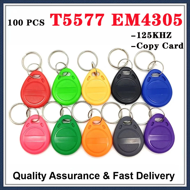 

100 шт./лот RFID-бирка 125 кГц копировальные карты перезаписываемые T5577 EM4305 RFID копировальная карта управление доступом смарт-карта может копировать все идентификационные карты