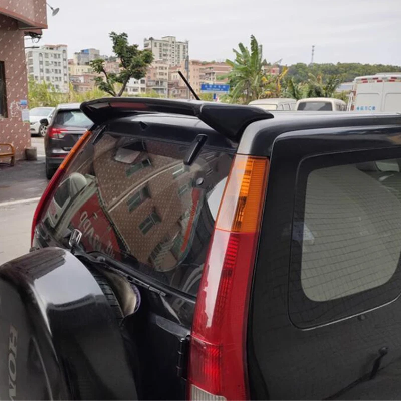 

For OLD Honda CRV Roof Spoiler Accessories ABS Material Car Trunk Rear Window Tail WING Body Kit 2000-2006 Year