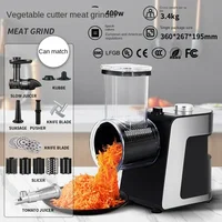 Vegetable Cutter Household Slicing and Shredding Artifact Electric Drum Potato Shredder Small Meat Grinder Enema Machine 1