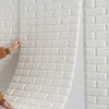 70cm*1m 3D Brick Pattern Wall Panels Wallpaper DIY Waterproof for Living Room Bedroom Kitchen Background Wall Decoration 3