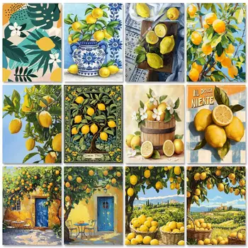 Lemon Paint By Number 1