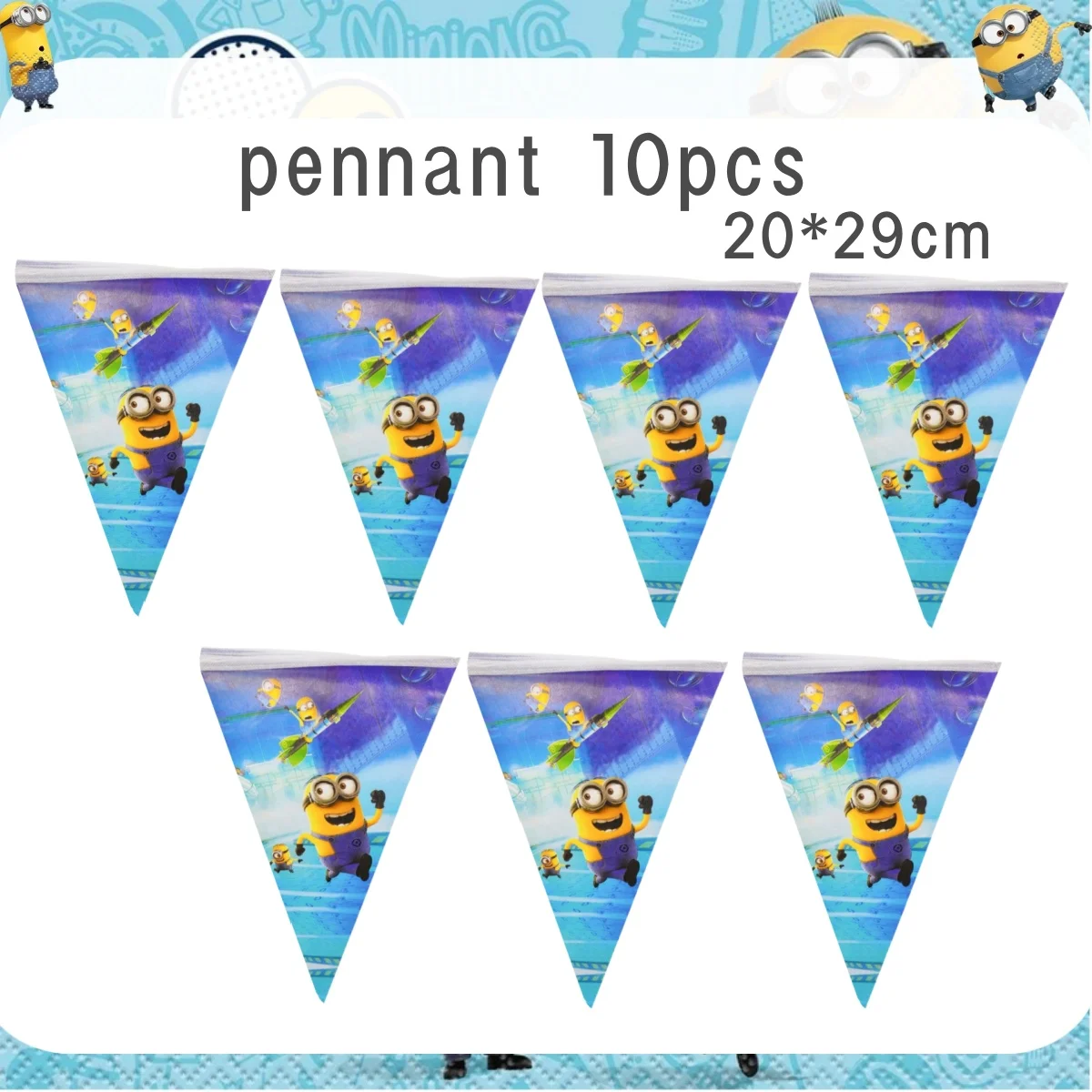 Big Eye Yellow Man Birthday Party Supplies - Disposable Tableware Tablecloth Plates Cups Balloons