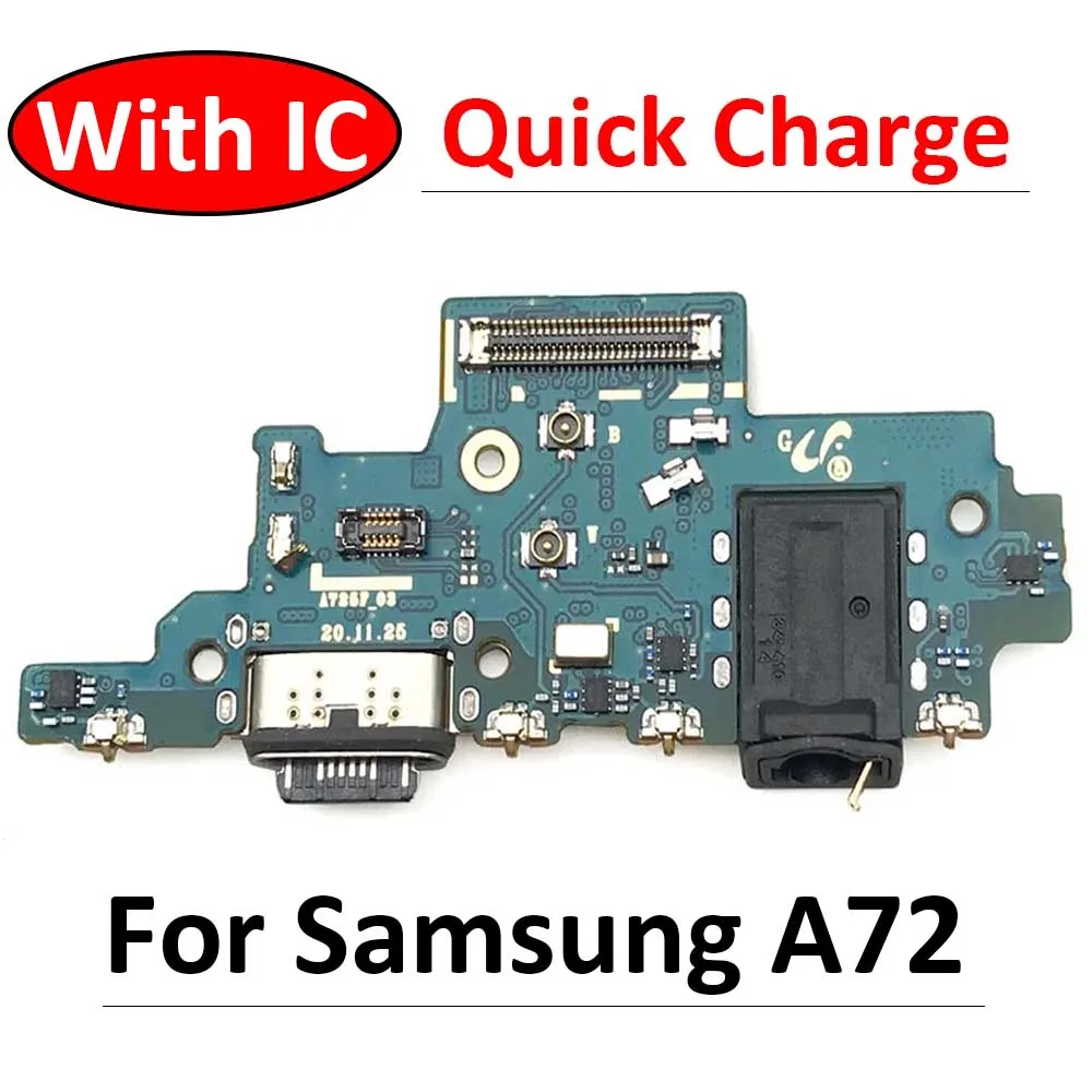 

Для Samsung A72 A725 A725F USB плата зарядного порта USB коннектор плата гибкий кабель