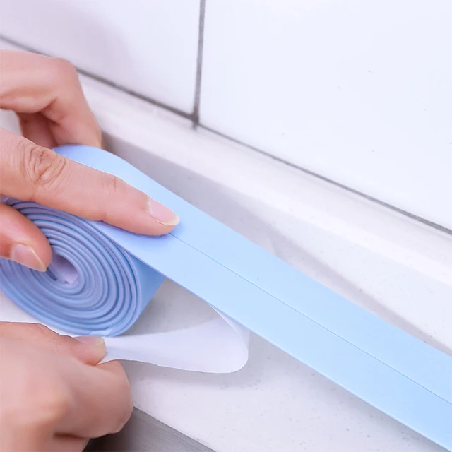 Konyha Fürdőszoba Vízálló És Penészálló Szalagos Konyhai Varrás Lezáró Csík Rés Sarokvonal Paszta Tömítőszalag