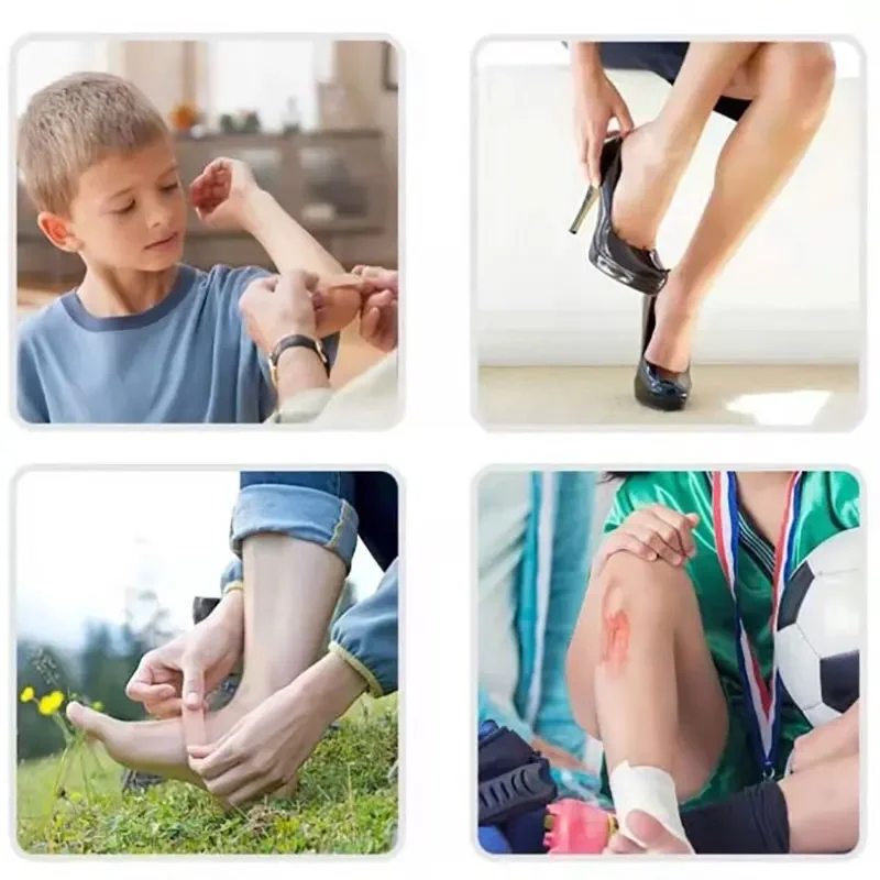 100Pcs/lot Baby Band Aids Waterproof Breathable Cushion Self-Adhesive Plaster Hemostasis Sticker First Aid Bandages for Kids