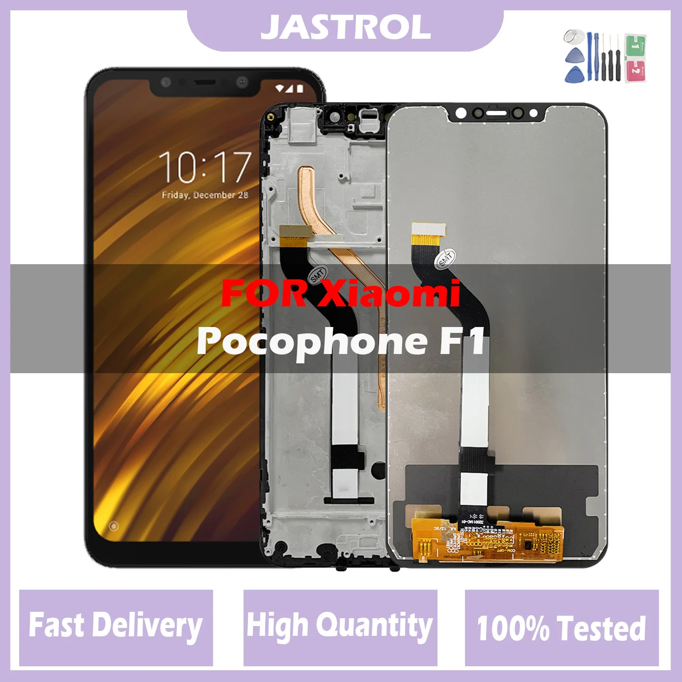 Оригинальный ЖК-дисплей для XIAOMI MI POCO F1, сенсорный экран, дигитайзер в сборе для Xiaomi Poco F1, ЖК-дисплей M1805E10A, запасные части