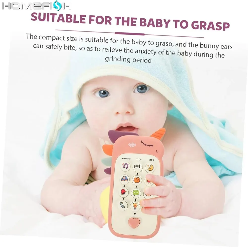Phone Toy Baby Telephone Music Toy Sound Machine Kids Infant Early Educational Mobile Phone Gift