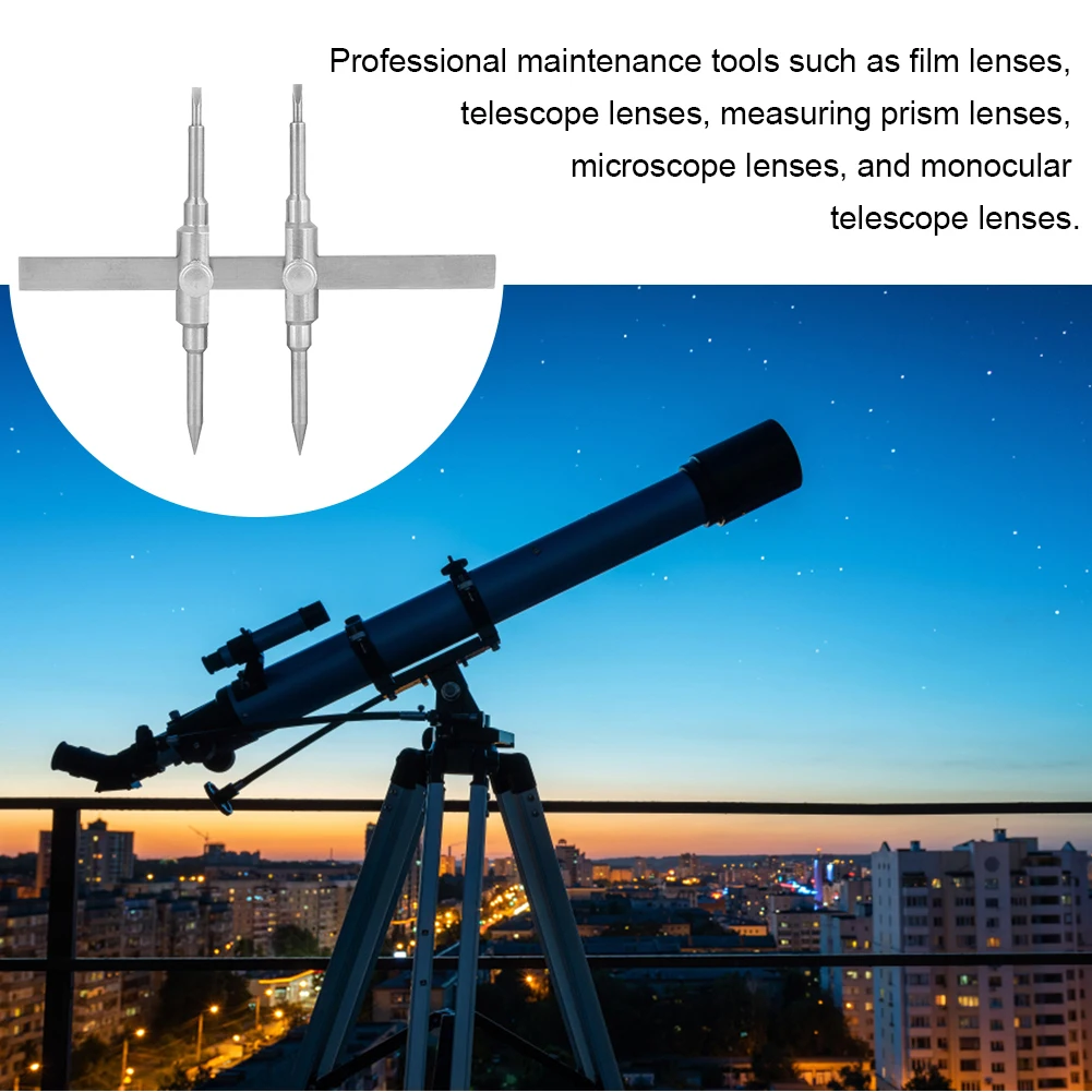 Lens Repair Wrench Dual Tip for Disassemble 10-130mm Film/Telescope Lens for Microscope/Surveying Prism/Spotting Scope Lens