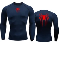 Sun Protection Sports Second Skin Running T-shirt Men's Fitness Rashgarda MMA Long Sleeves Compression Shirt Workout Clothing 2