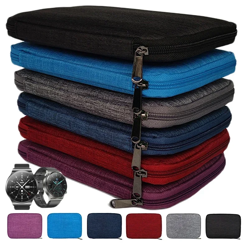 Smart Watchbands Travel Organizer - Portable Wriststrap and Data Cable Storage Case