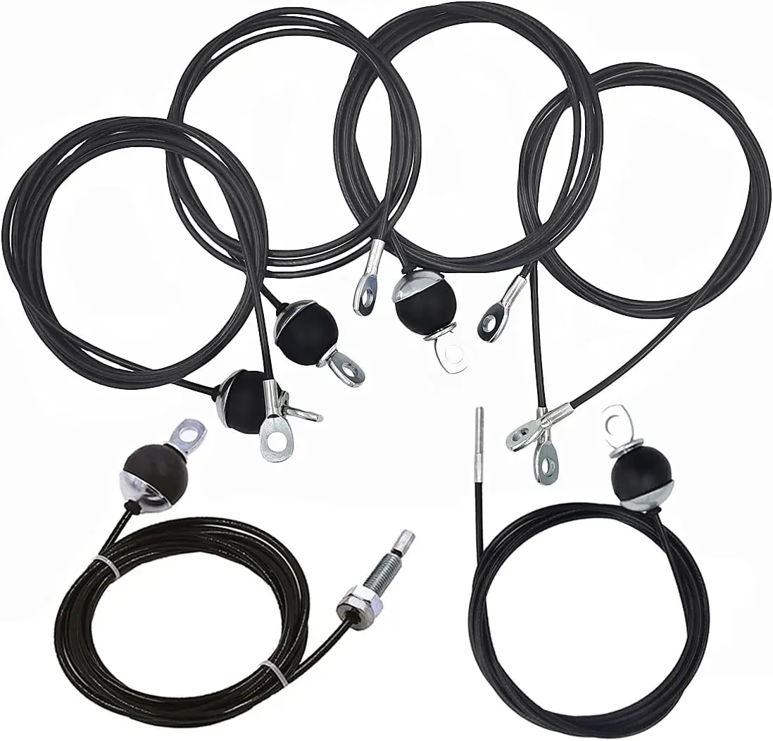 Upgraded Gym Pulley Cable Heavy Duty Steel Wire Rope Replacement for Home Exercise Equipment Strength Training Fitness Accessori