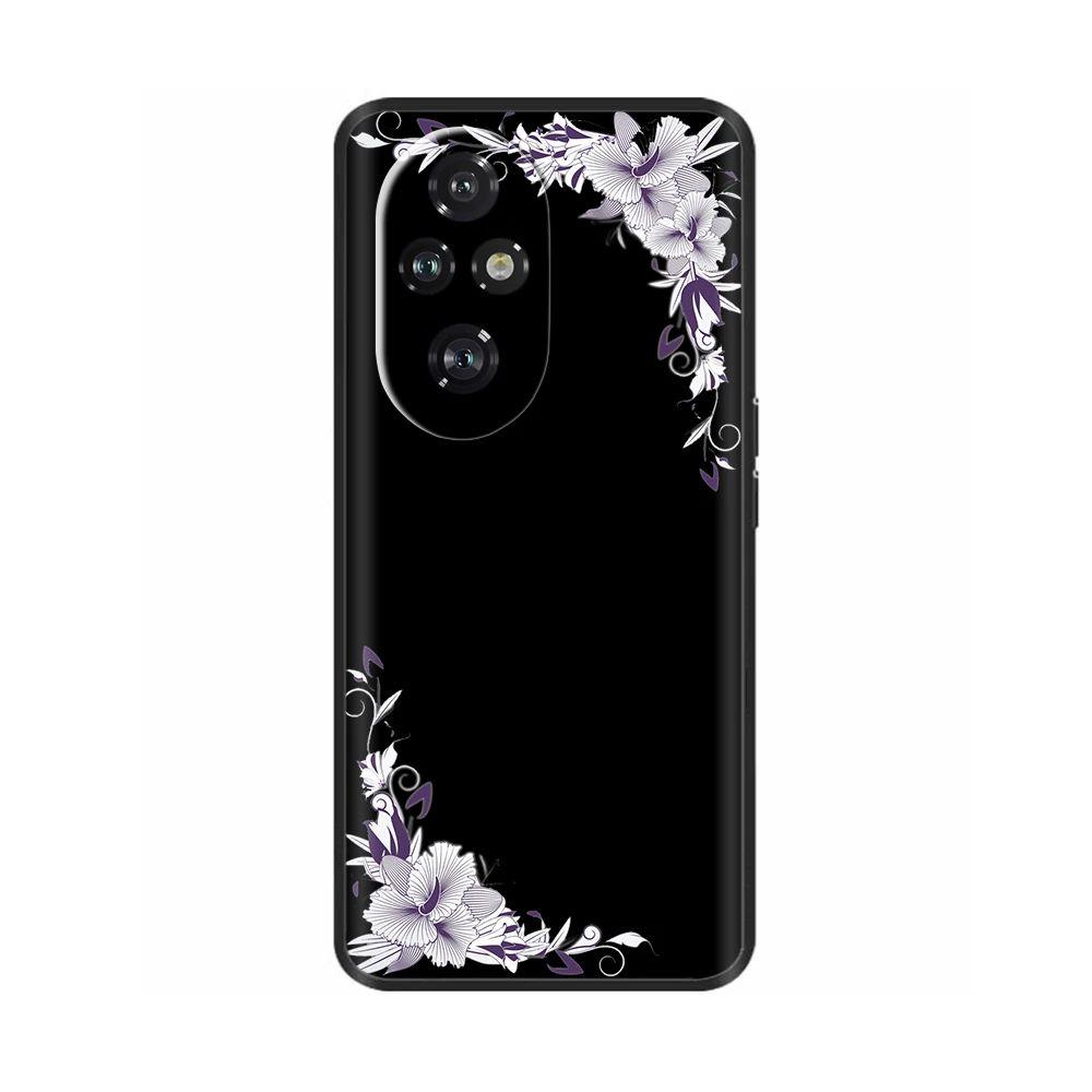 Luxurious Soft Silicone Shockproof Bumper Case with Artistic Design