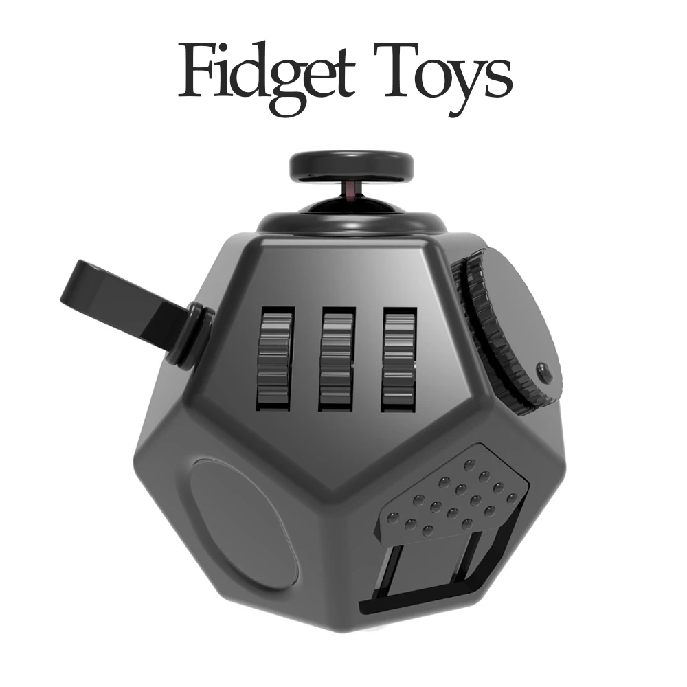 Anti Stress Toys Fidget Toys Fidget Toys Adults Antistress Relief Dice Anxiety Attention Focus Toys Plastic Gaming Stress Relief
