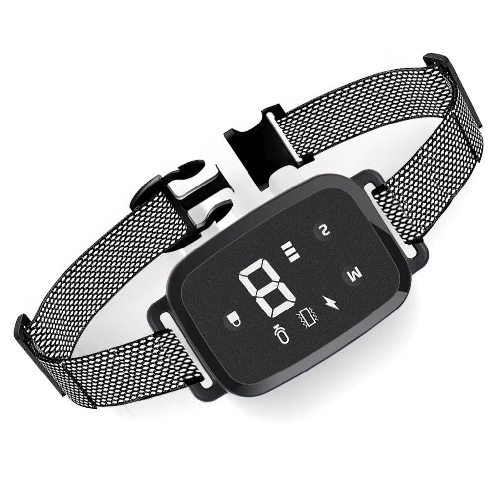 Collar antiladridos automático para perro, collar de adiestramiento para perros, dispositivo inteligente con pantalla, resistente al agua, recargable, para dejar de ladrar collar electrico para perro adiestramiento