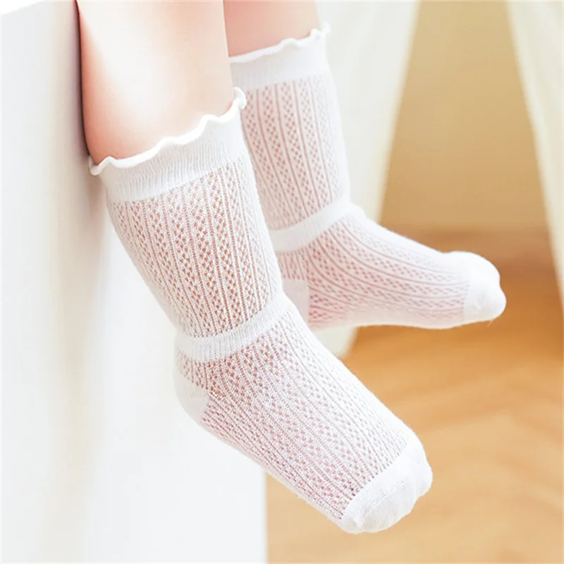 

0-5Years Baby Socks For Girls Boys Cotton Summer Mesh Thin Infant Soft Toddler Girl Boy Sock Casual Kids Children Sock