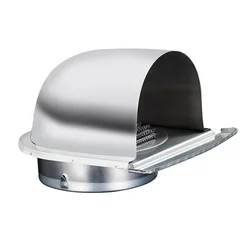 1pc Stainless Steel Air Vent Cover 100mm 150mm Wall Air Vent Extract Valve Grille Ducting Cover Ventilation Outlet