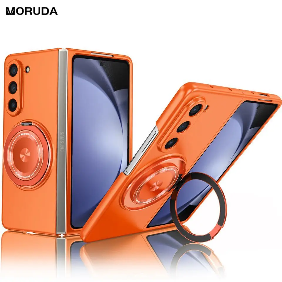 Custodia Con Staffa Magnetica Invisibile Per Samsung Z Fold 5 4 3 Custodia Magsafe Per Samsung Z Fold4 Z Fold 3 Custodia Rigida Shcokroof
