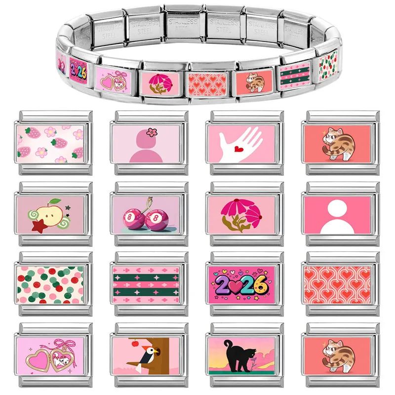 Y2K Pink Series Charm Bracelet DIY Making Gift