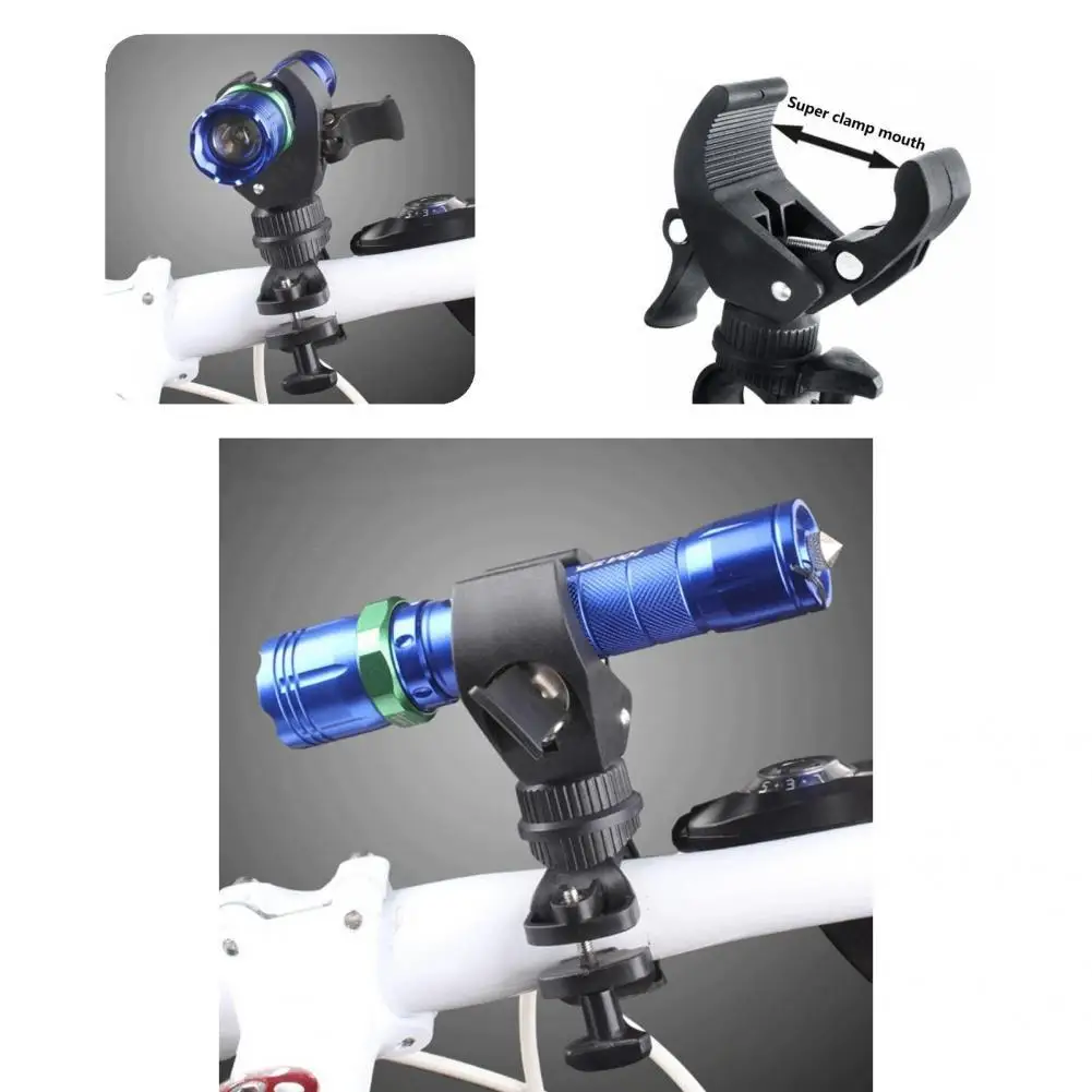 UsefulAccessoryShockproof360DegreeRotationBicycleLightMountfor