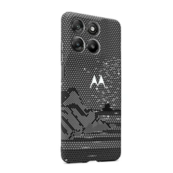 Carbon Fiber Texture Magnetic Shockproof Case with Magsafe for Motorola Edge 70 Ultra (B)