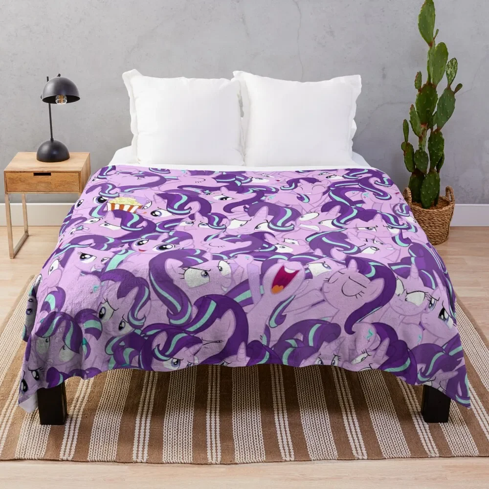 

Starlight Glimmer Mess Throw Blanket For Sofa Thin Moving Blankets
