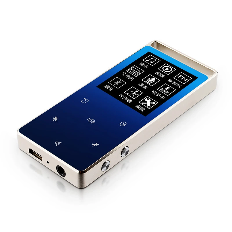 sony mp3 player K188 MP3 Player 1.8 Inch Touch Screen Card Bluetooth Metal Learning Sports Portable Recording FM Radio Function Mp3 плееры ipod mp3 player