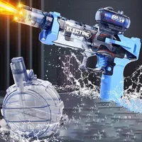 Long Range Electric Water Gun With Light 500ml High Pressure Strong Charging Energy Water Automatic Water Spray Children's Toy 2