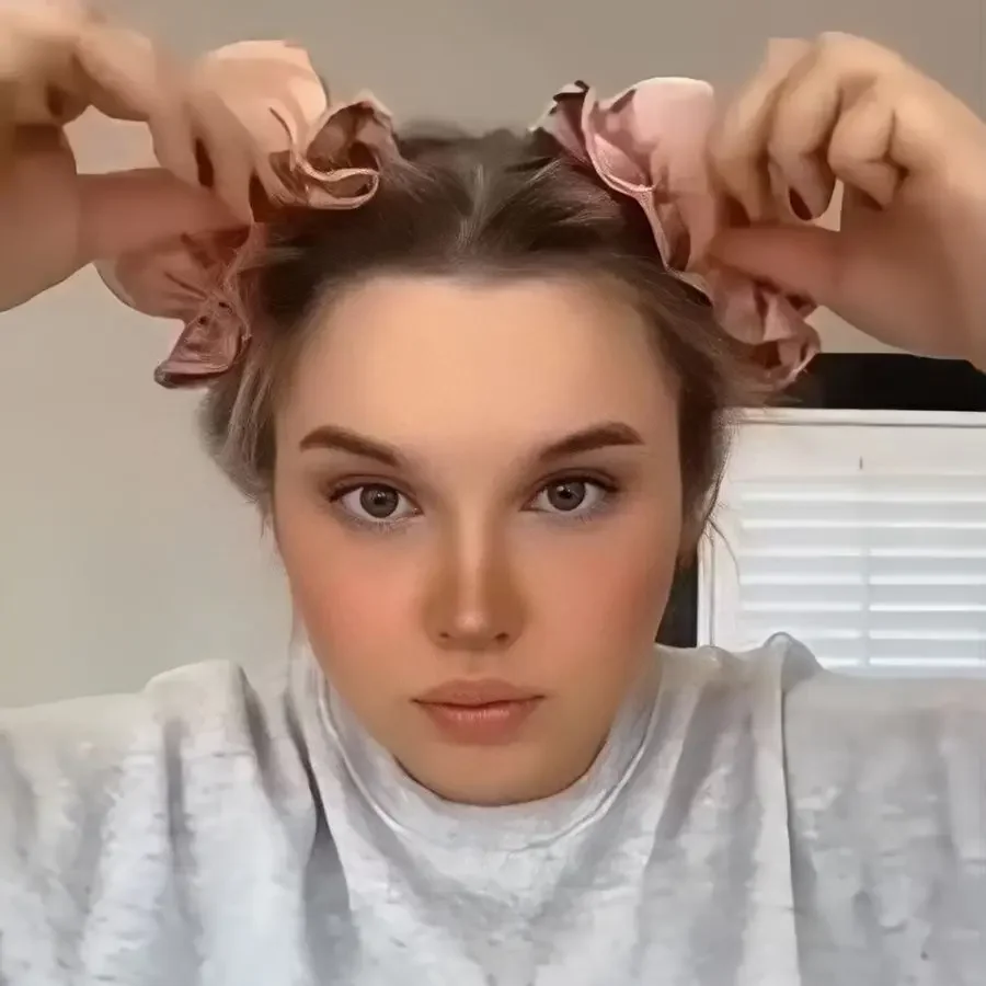 Heatless Curling Rod Set No Heat Hair Curler Silk Curls Soft Hair Rollers Sleeping Headband Curlers 2/4pcs