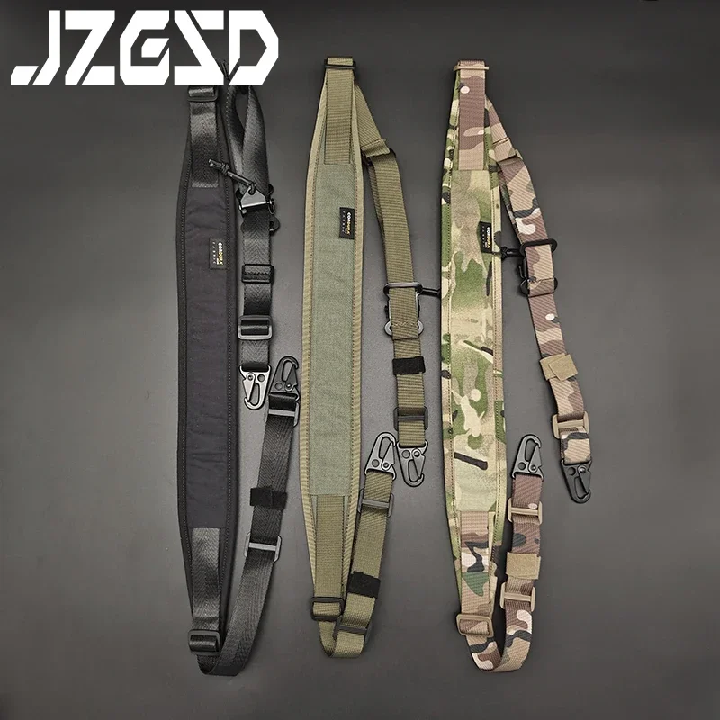

Tactical Rifle Sling Removable Modular 2 Point / 1 Point Sling Padded Combat Shooting Gun Sling Hunting Strap GunSling Accessory