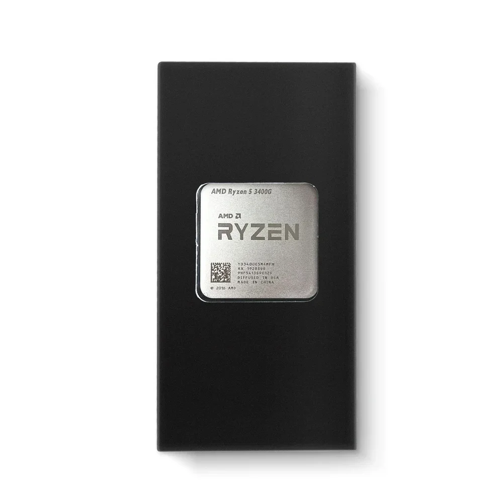 AMD Ryzen 5 3400G 3.7GHz 4-Core 8-Thread R5 3400G Socket AM4 12NM L3=4M cpu processor 65W DDR4 No Fan